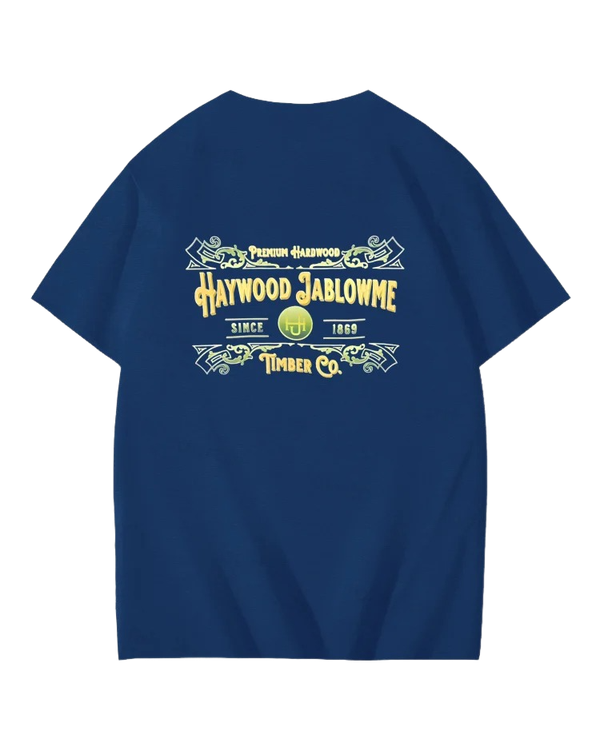 S-5XL Haywood Since 1869 Jablowme Timber Print T-Shirt