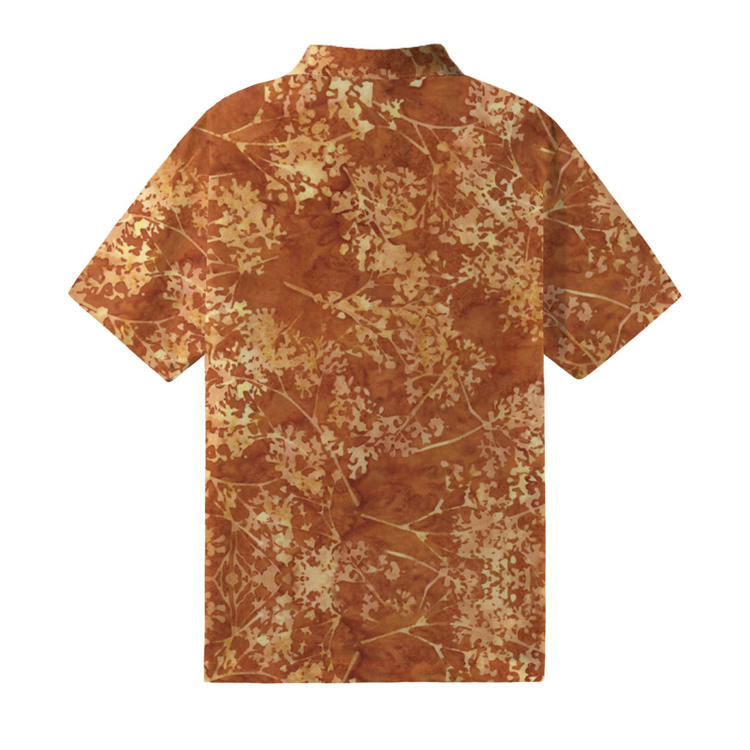 Earthy Batik Men's Polo Short Sleeve