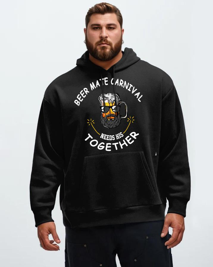 Beer Oversized Cotton Hoodie