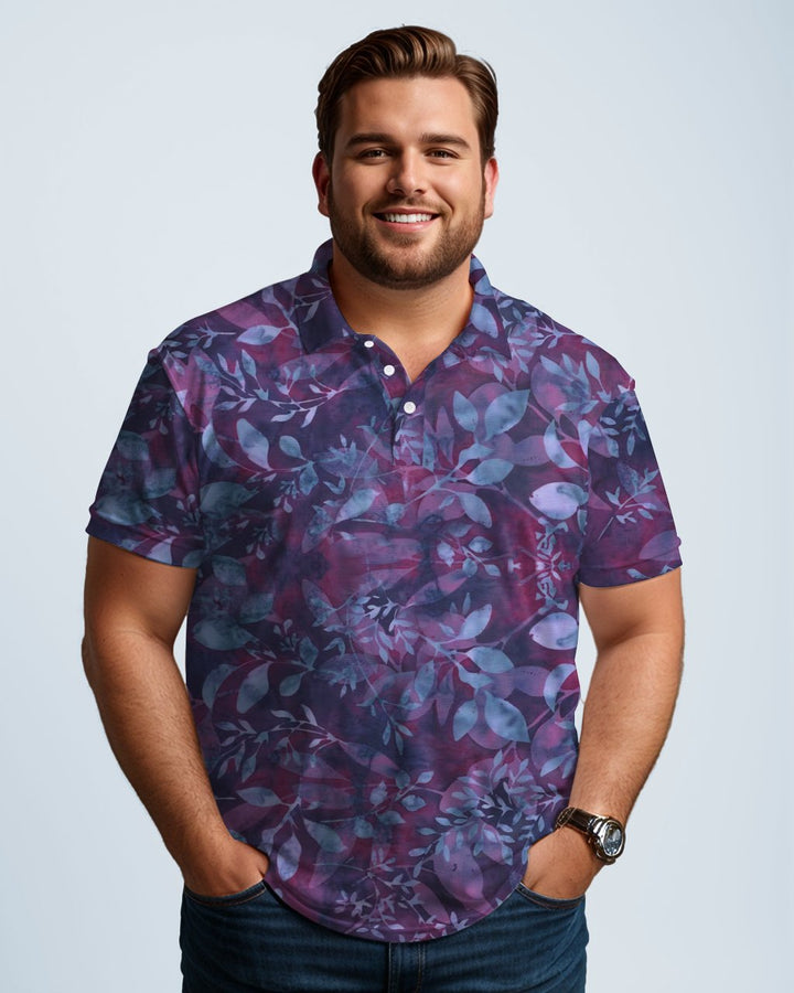 Violet Batik Men's Polo Short Sleeve