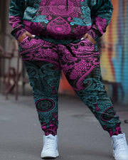 Women's Plus Size Kali Pullover Hoodie Set