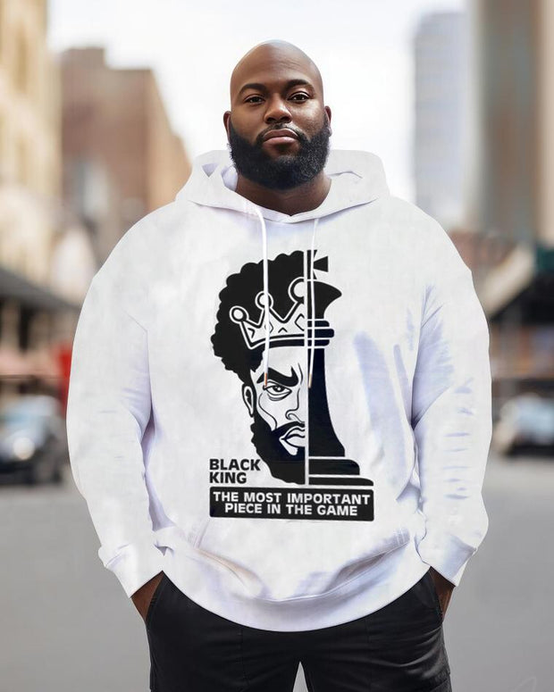 Black King The Most Important Piece In The Game Long Sleeve Hoodie