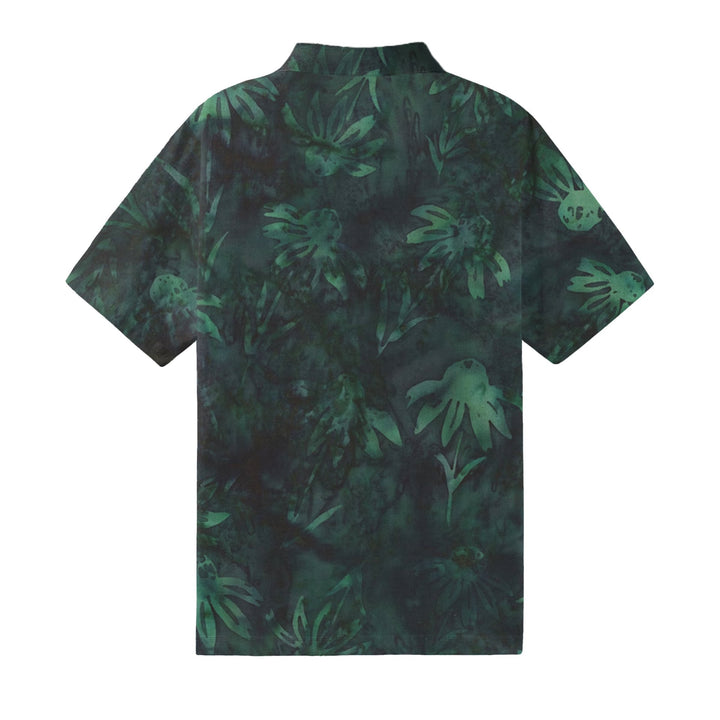 Green Ocean Batik Men's Polo Short Sleeve