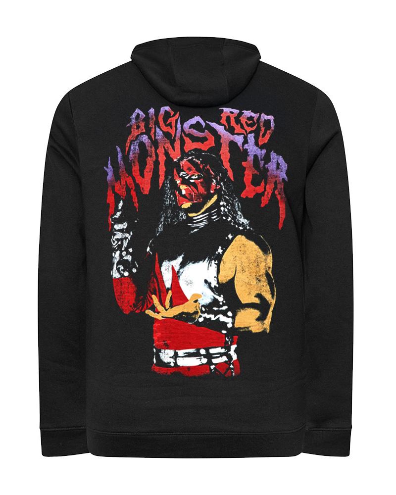 Red Odds Printed Oversized Cotton Hoodie