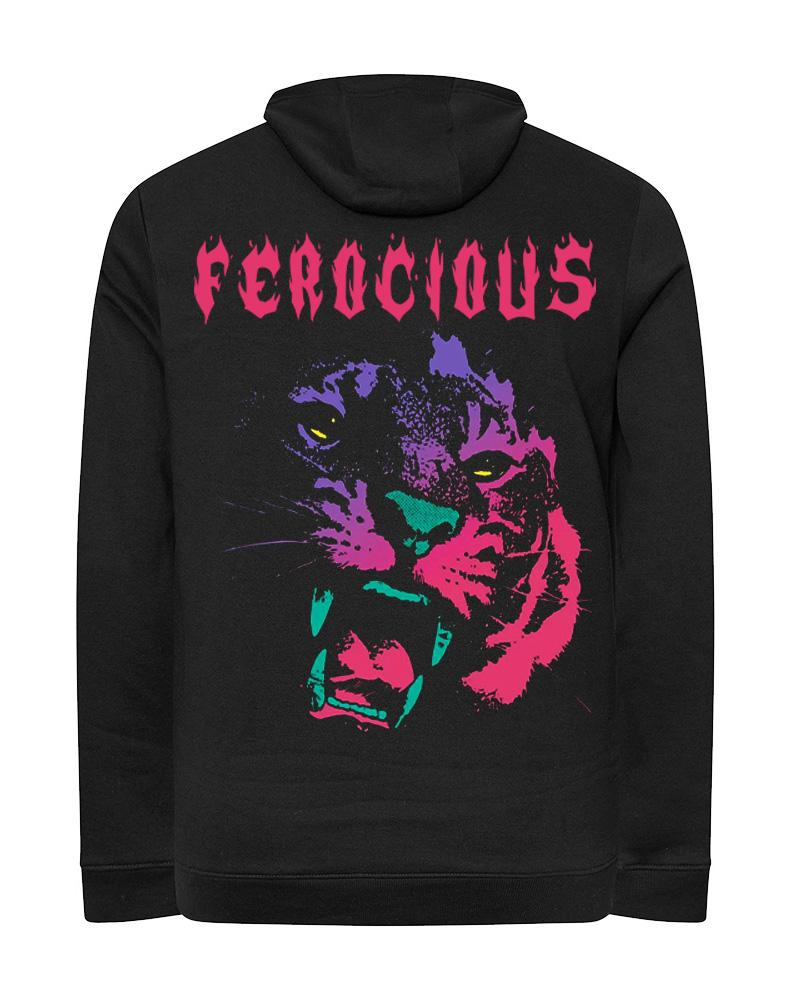 3D Printing Tiger Men's Oversized Cotton Hoodie