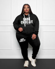 Women's Plus Size 100% Melanin Hoodie Set