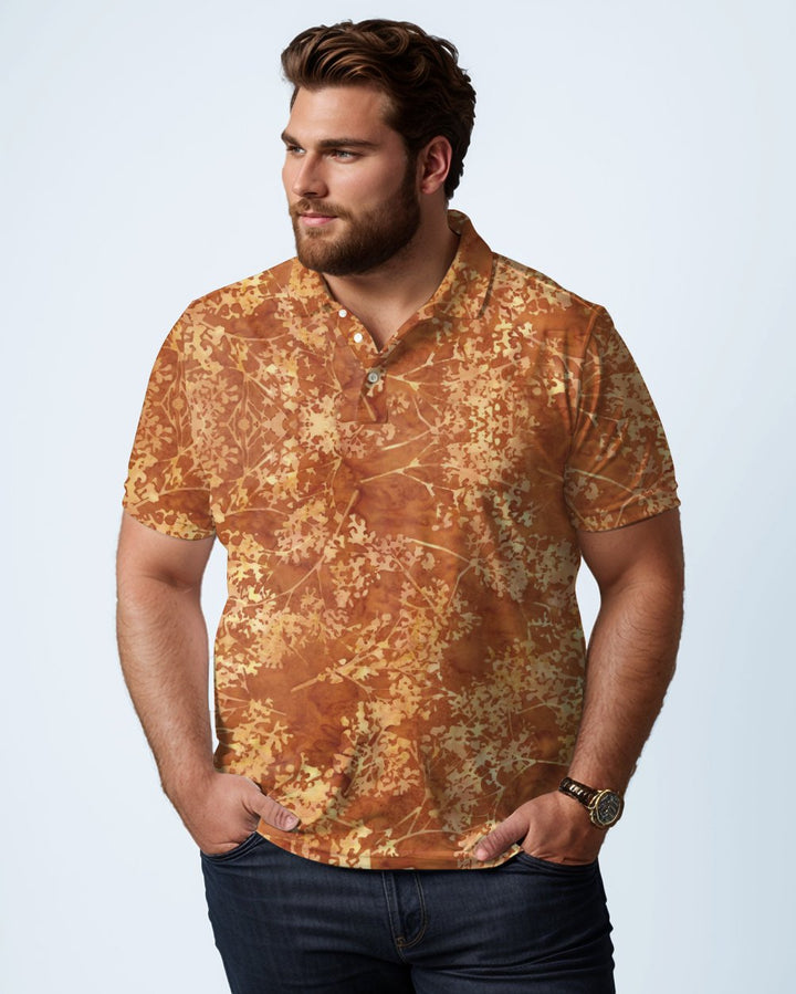 Earthy Batik Men's Polo Short Sleeve