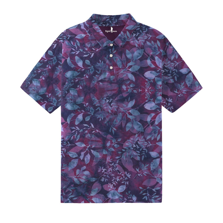 Violet Batik Men's Polo Short Sleeve