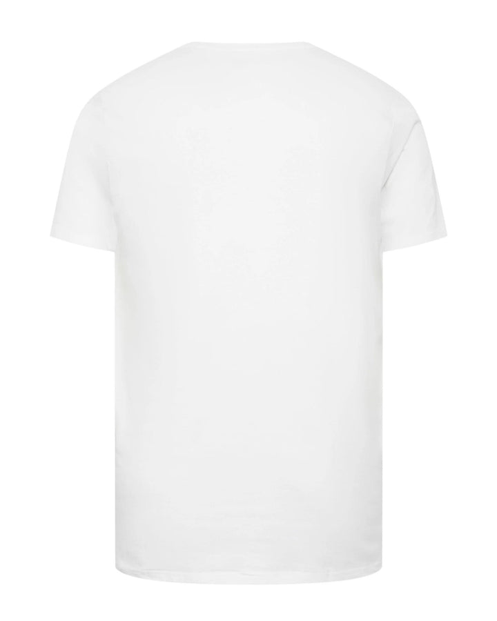 100% Cotton-Pure White Men's Plus Size Short Sleeve T-Shirt