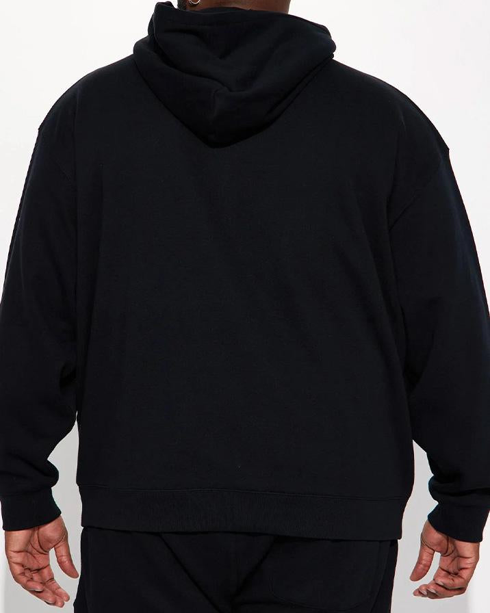 Simple Daily Oversized Cotton Hoodie