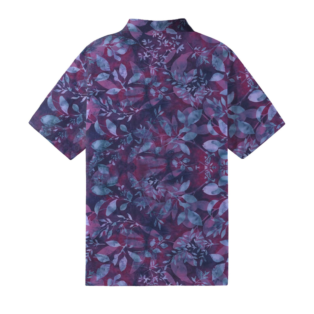 Violet Batik Men's Polo Short Sleeve