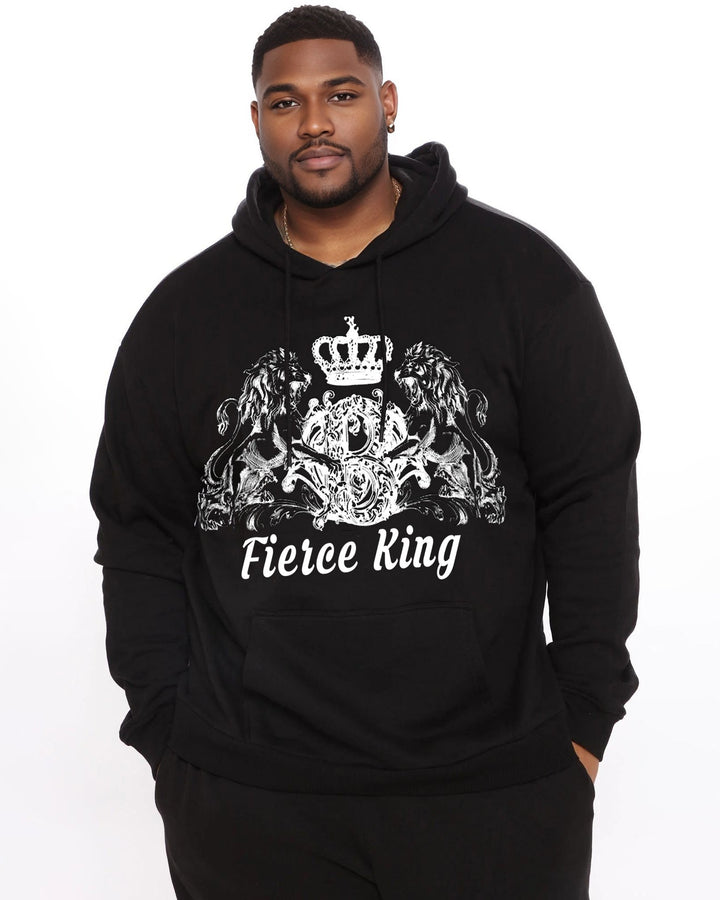 Forest King Men's Oversized Cotton Hoodie