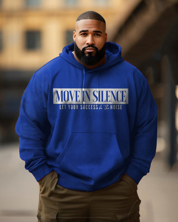 Men's Plus Size Move In Silence Hoodie