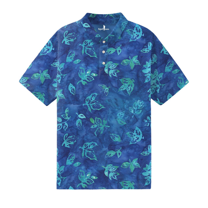 Tropical Paradise Batik Men's Polo Short Sleeve