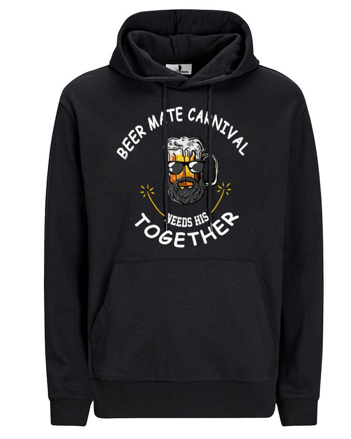 Beer Oversized Cotton Hoodie