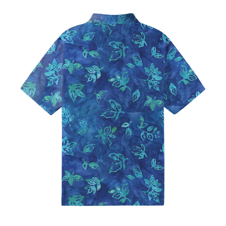 Tropical Paradise Batik Men's Polo Short Sleeve