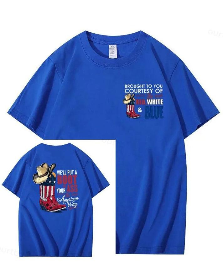 XXS-4XL We'll Put A Boot In Your Ass 100% Cotton T-Shirt