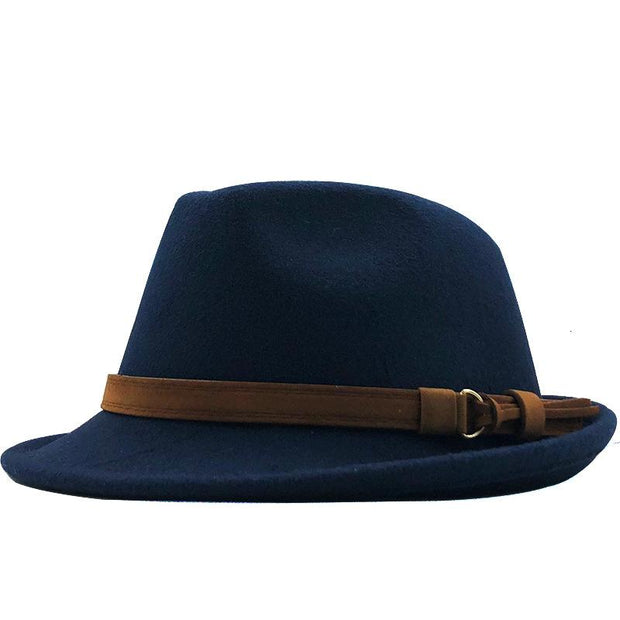 Multicolor Woolen Warm Hat British Retro Jazz Hat